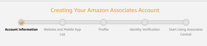 Amazon Affiliate Sign up