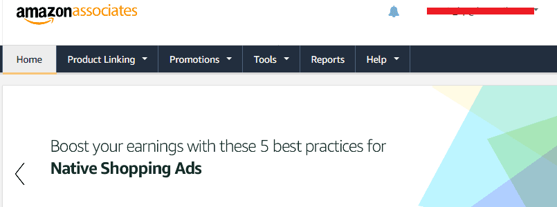 Amazon Associates Dashboard