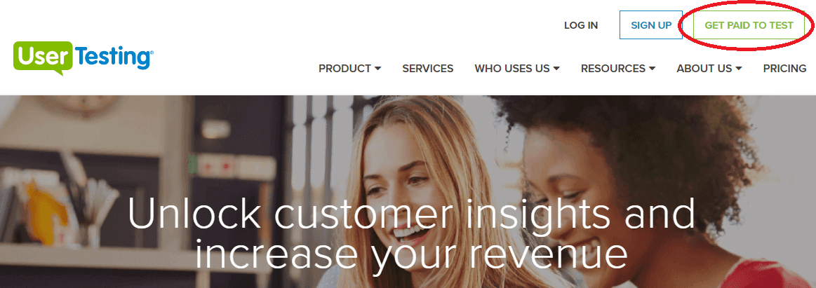 earn cash by testing websites on usertesting
