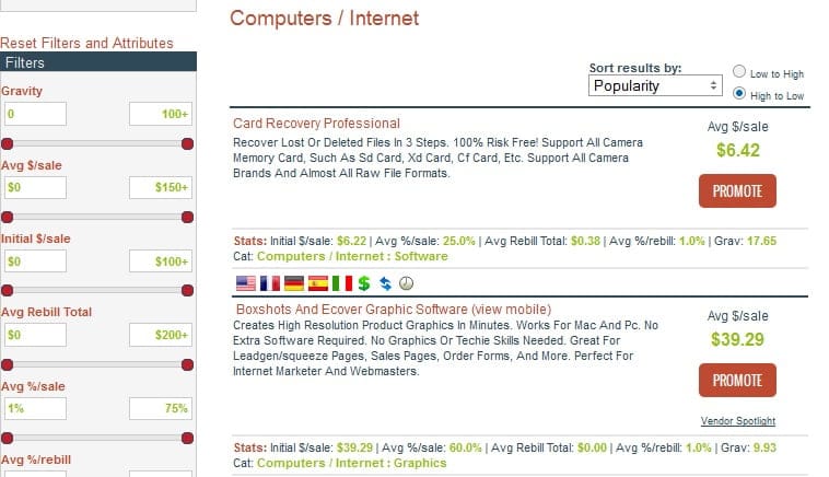 clickbank products