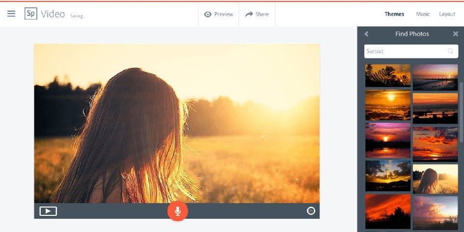 Adobe spark video