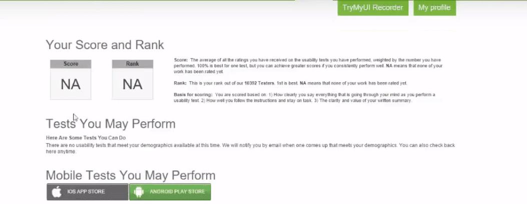 get paid to test websites