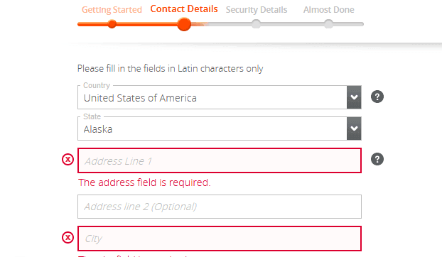 Contact Security Details