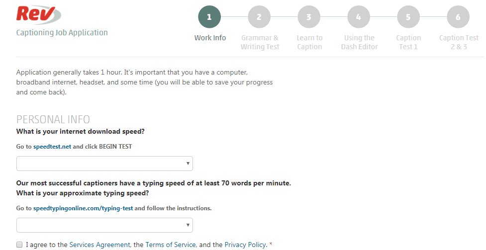 make money by transcribing & captioning rev.com