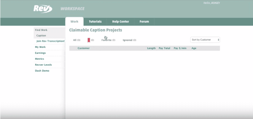 make money by transcribing & captioning rev.com