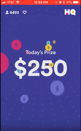make money playing trivia on HQ