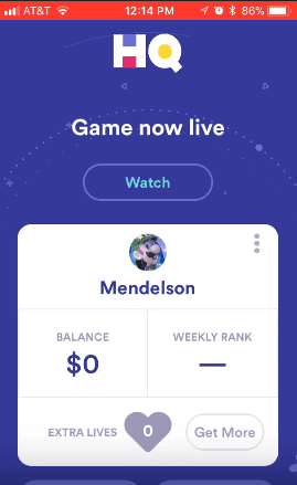 make money playing trivia on HQ