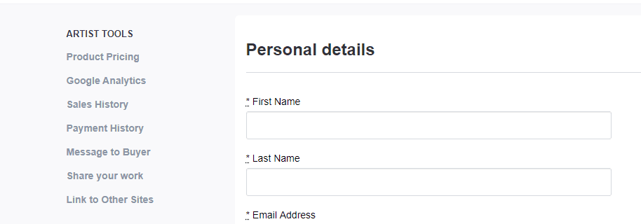 personal details