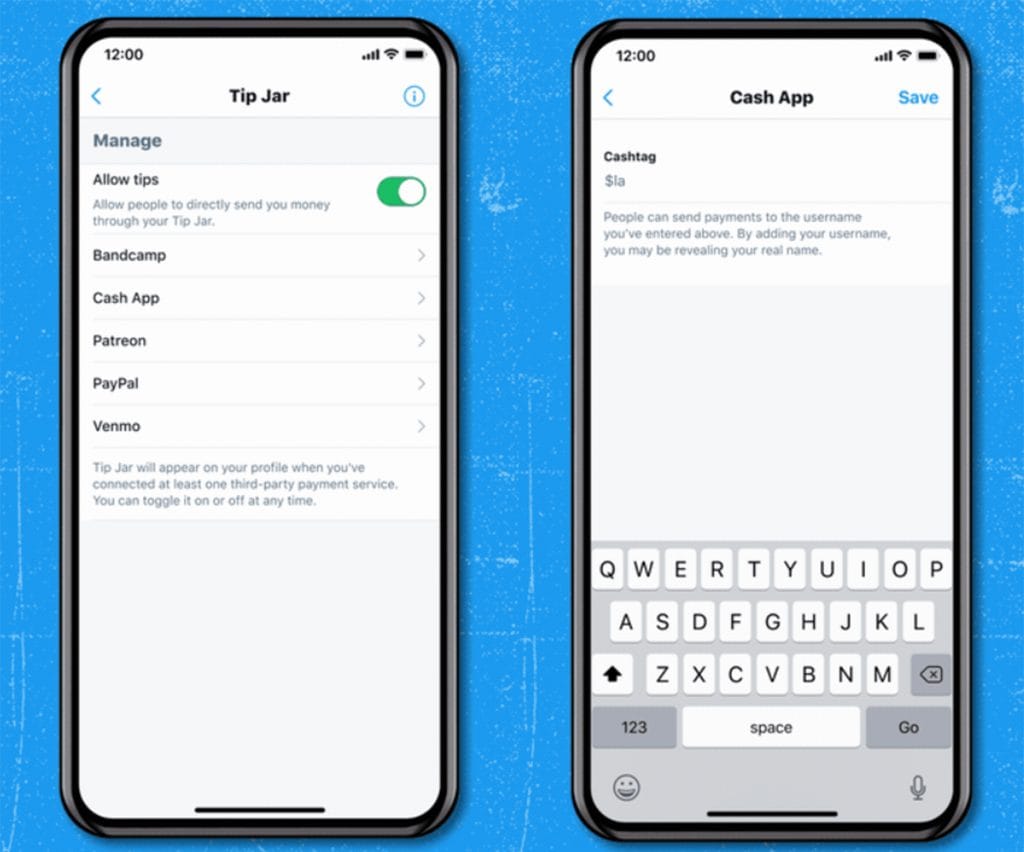 twitter tip jar payments