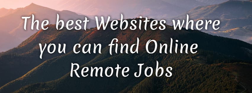 12 Popular Websites where you can find Online Remote Jobs