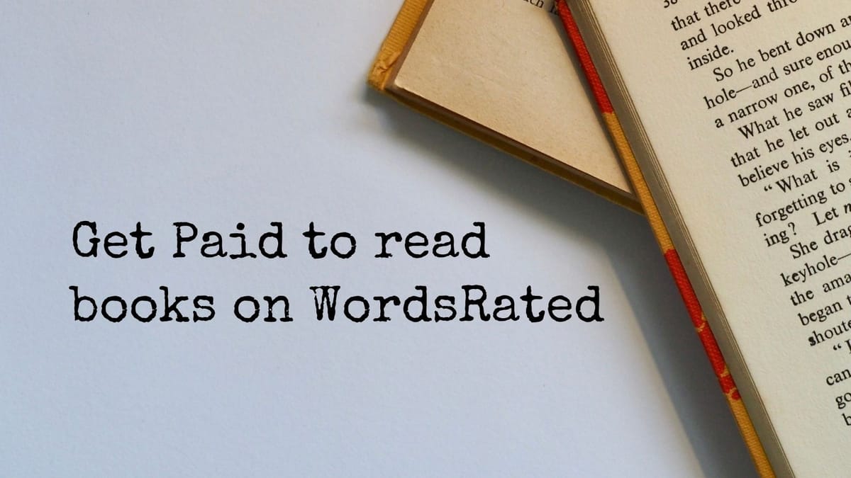 WordsRated Pays up to $200 for every Book you Read